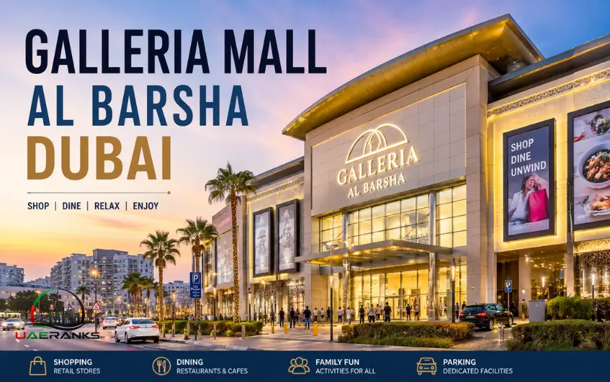 Galleria Mall Al Barsha Dubai | Shopping, Restaurant, Address and Tourist Information