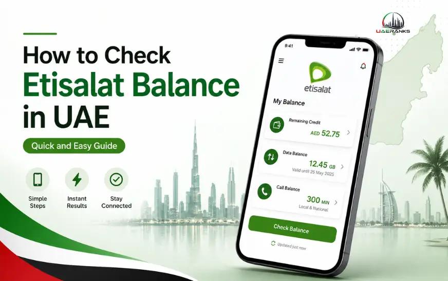 How to Check Etisalat Balance in UAE? | 4 Easy Methods
