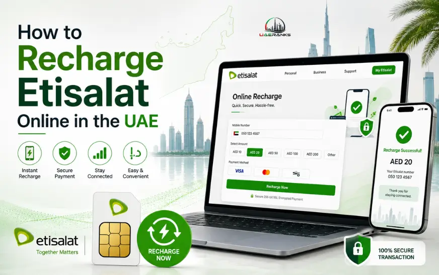 How to Recharge Etisalat Online in the UAE? | Easy & Simple To Follow in 2026