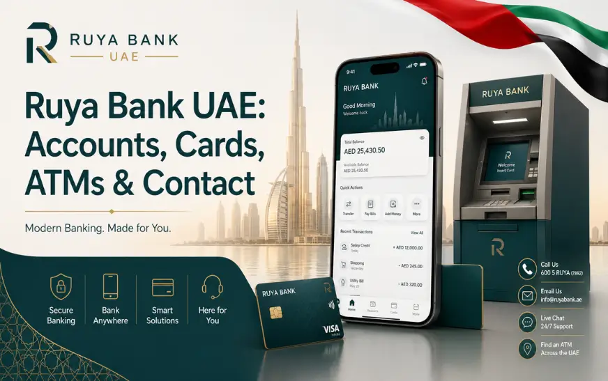 Ruya Bank UAE | Accounts, Cards, ATMs and Customer Support Guide